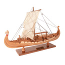 Viking Wooden Scale Model Left Front View