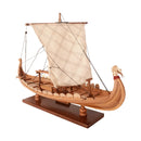 Viking Wooden Scale Model Starboard Bow View