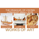 Viking Wooden Scale Model Art Work