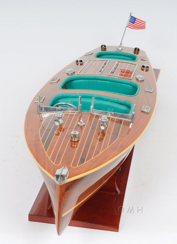Chris Craft Triple Cockpit, Wooden Scale Model