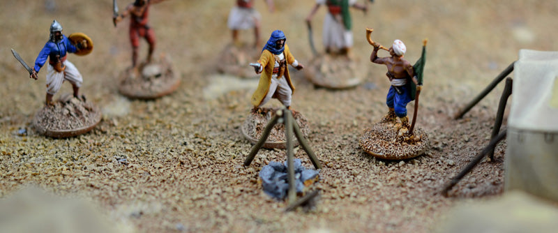 Beau Geste: Algerian Tuareg Revolt 1877-1912, 1/72 Scale Plastic Diorama Battle Set Arab Warrior Close Up