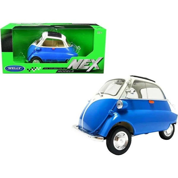 BMW Isetta (Blue) 1/18 Scale Diecast Car