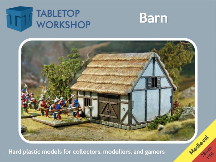 Barn 28mm Scale Building