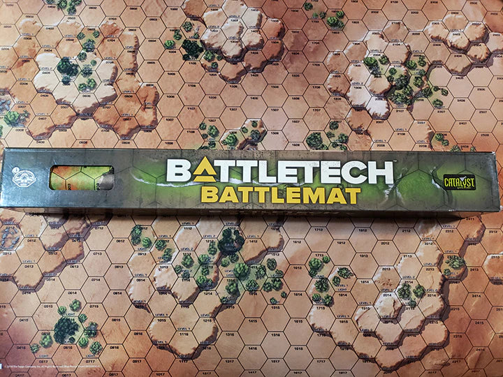 BattleTech Battle Mat: Savanna / Grasslands D Example Packaging
