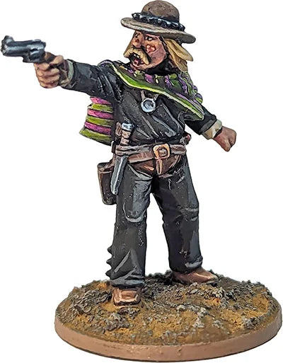 Dead Man’s Hand Bill Larsson 28 mm Scale Model Metal Figure