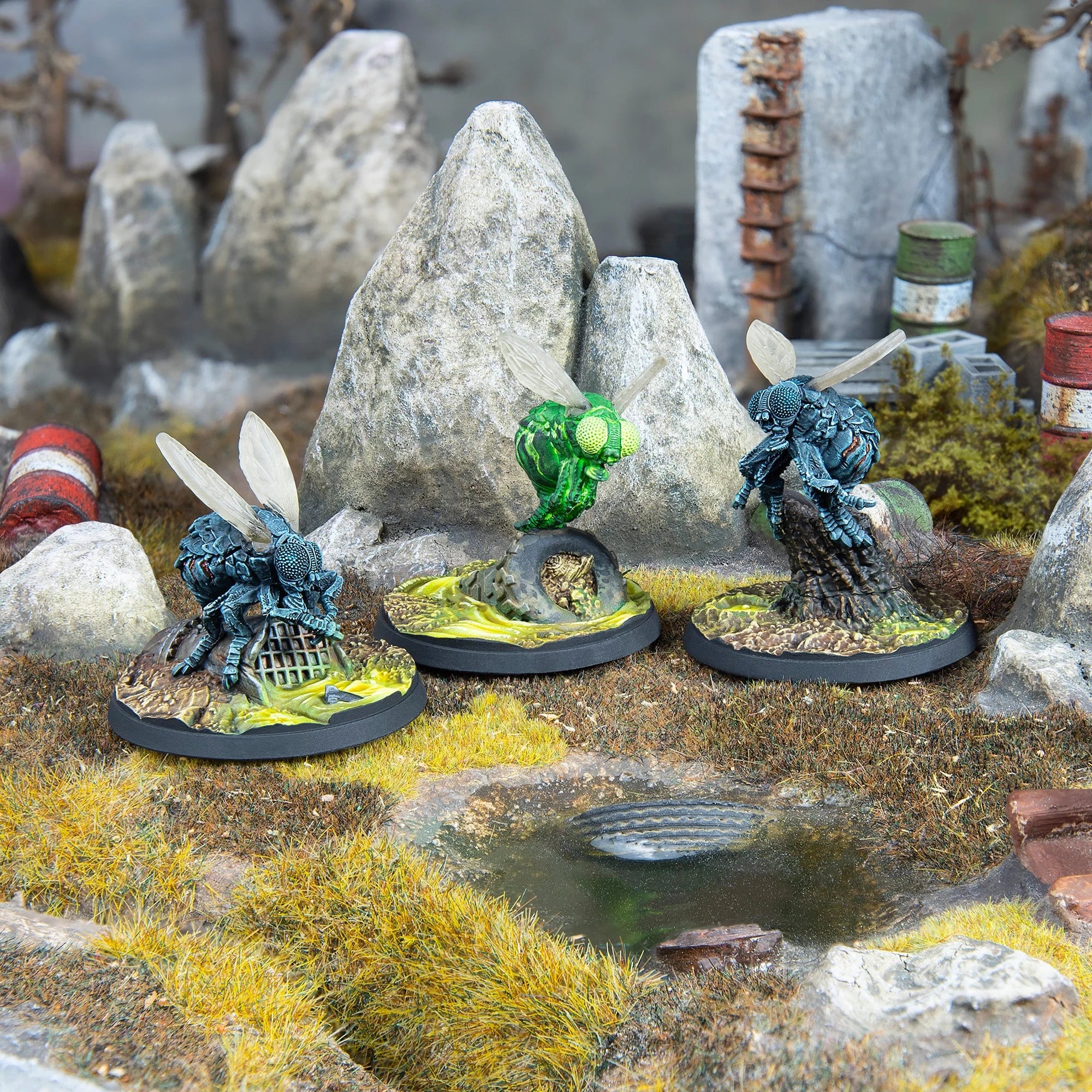 Fallout: Wasteland Warfare – Creatures: Bloatflies Example Diorama