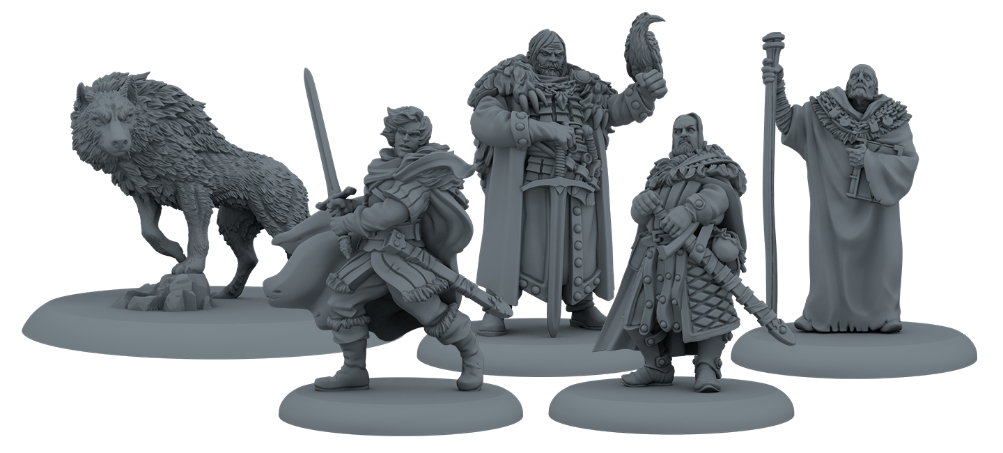 A Song of Ice & Fire Night’s Watch Starter Miniatures Game Set Sample Miniatures