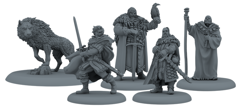 A Song of Ice & Fire Night’s Watch Starter Miniatures Game Set Sample Miniatures
