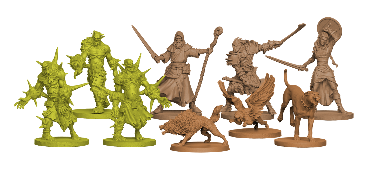 Zombicide: Green Horde: Friends and Foes Expansion Game Set Miniatures