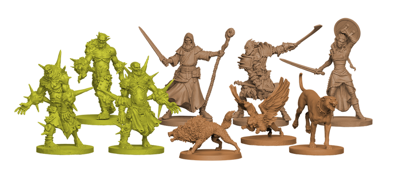 Zombicide: Green Horde: Friends and Foes Expansion Game Set Miniatures