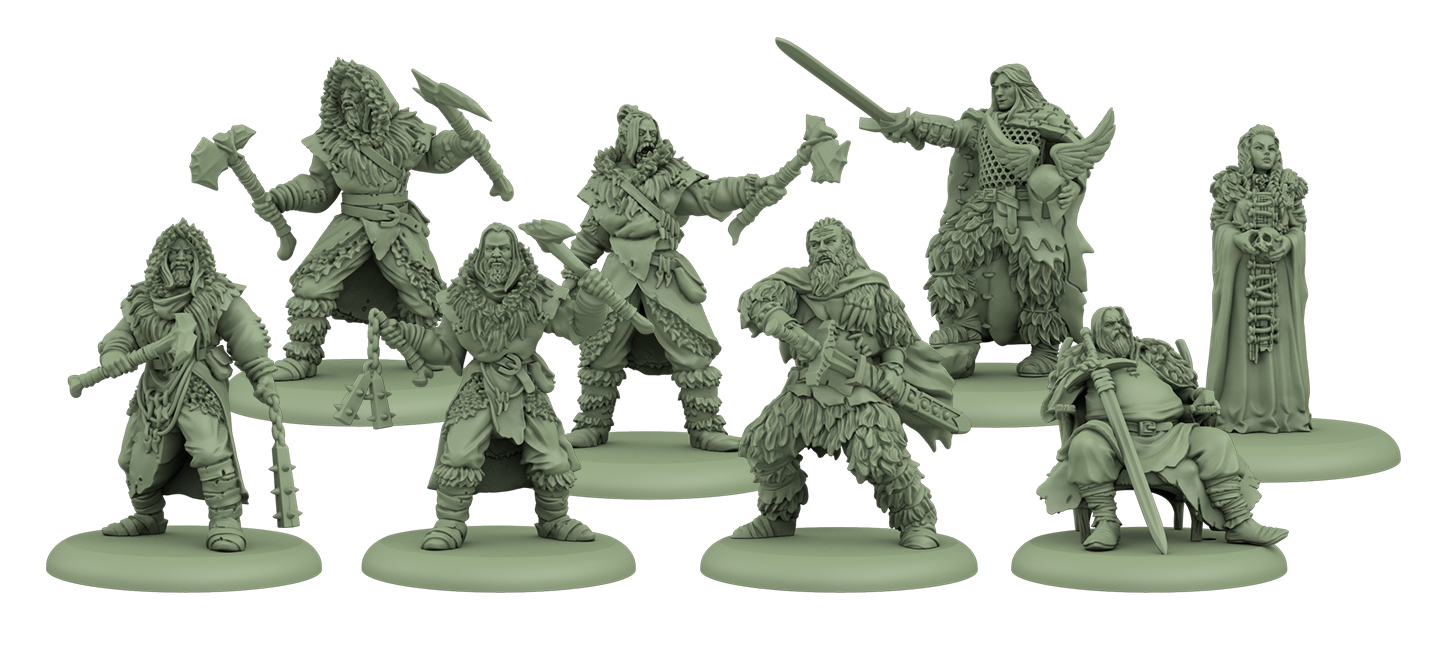 A Song of Ice & Fire Free Folk Starter Miniatures Game Set Characters