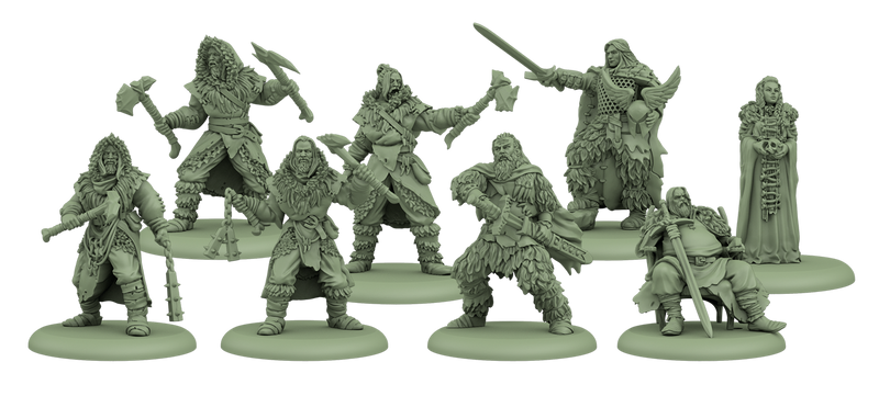 A Song of Ice & Fire Free Folk Starter Miniatures Game Set Characters