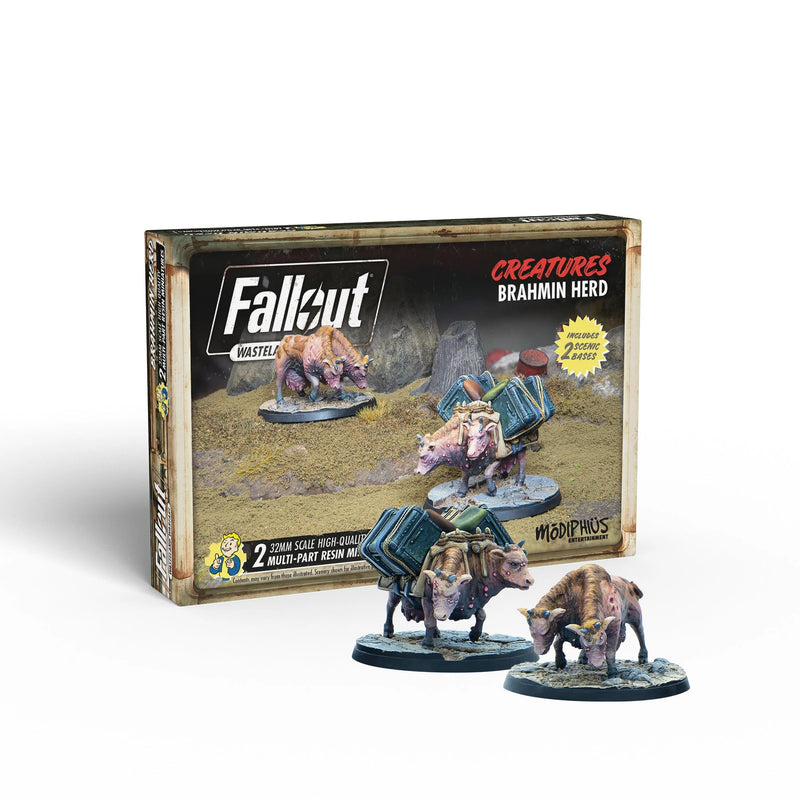 Fallout: Wasteland Warfare – Creatures: Brahmin Herd