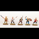 Boxers 28 mm Scale Model Plastic Figures Painted Figures Close Up 1