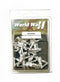 Second World War British Airborne Section I, 28 mm Scale Model Metallic Figures Blister Packaging