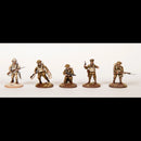 British Infantry (1916-1918), 28 mm Scale Model Plastic Figures Poses 2