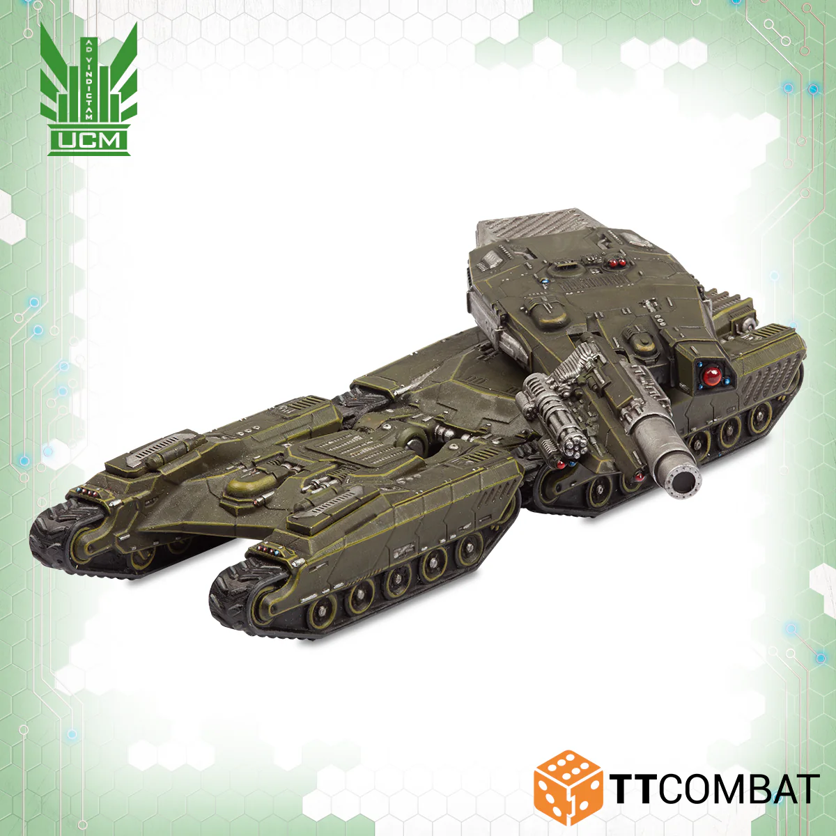 Dropzone Commander UCM Broadsword Super Heavy Tank With Demolition Cannon