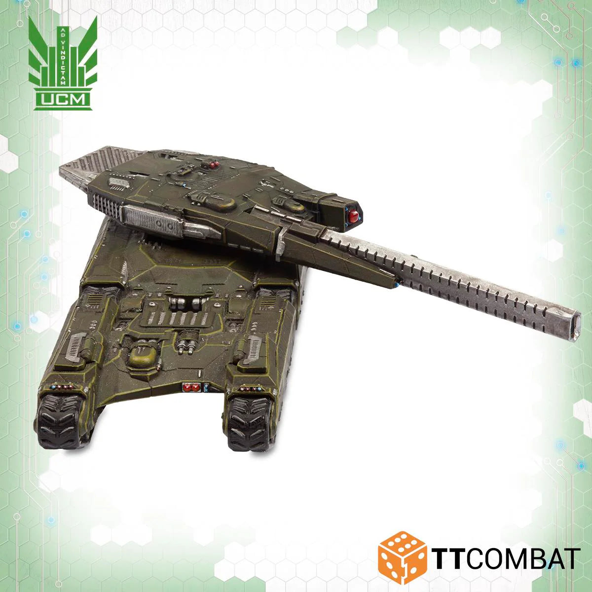 Dropzone Commander UCM Broadsword Super Heavy Tank With Rail Gun