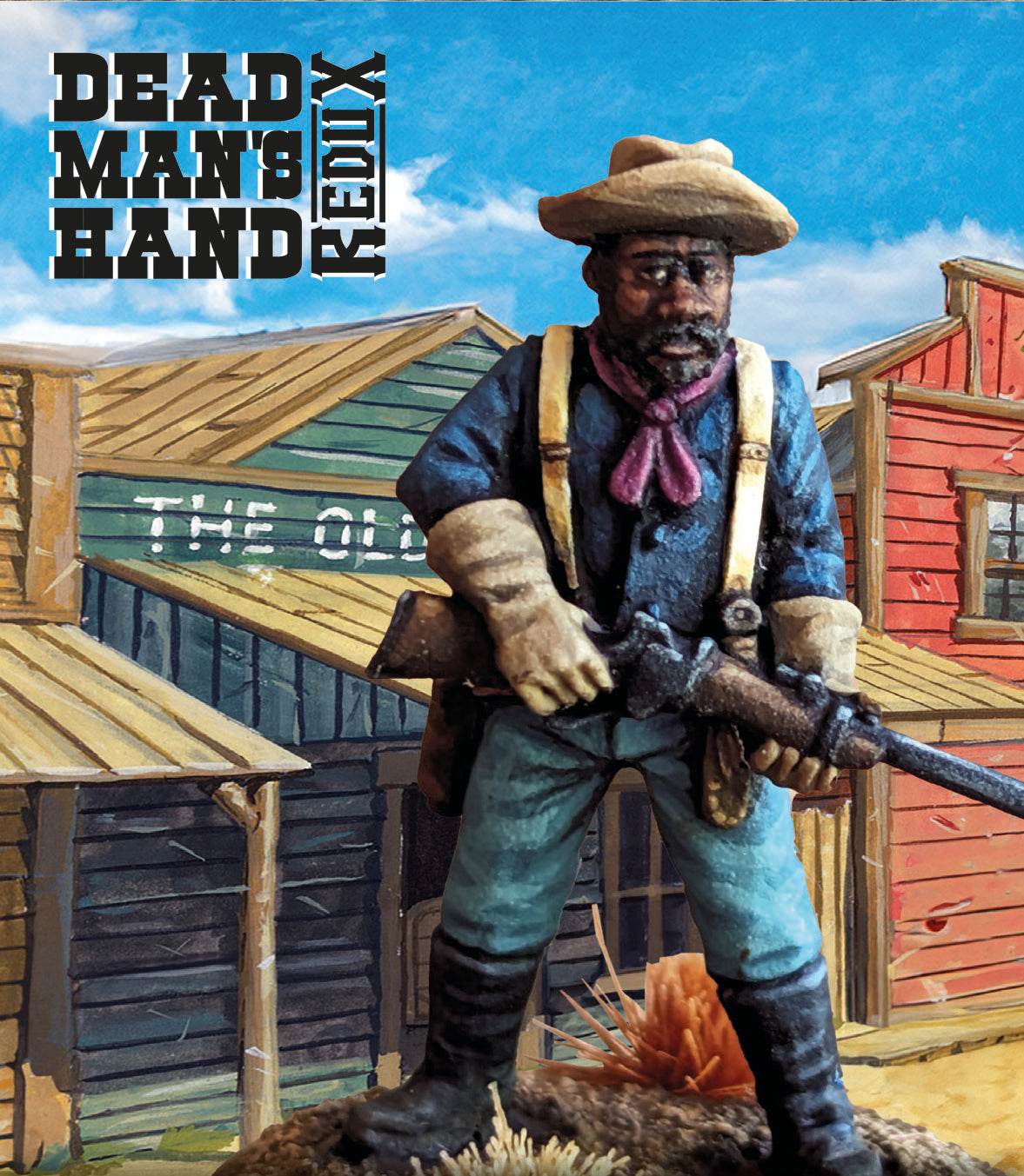 Dead Man’s Hand Buffalo Soldiers 28 mm Scale Metal Figures Box Art