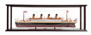 RMS Titanic (Large) With Display Case Wooden Scale Model