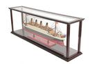 RMS Titanic (Large) With Display Case Wooden Scale Model