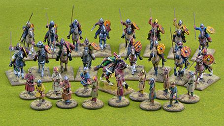 SAGA The Crescent & The Cross Spanish Starter Warband, 28 mm Scale Metallic Figures