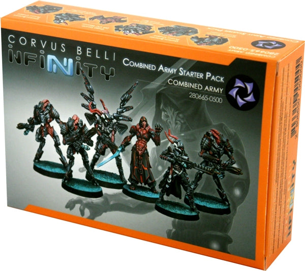 Infinity Combined Army Starter Pack Miniature Game Figures Packaging