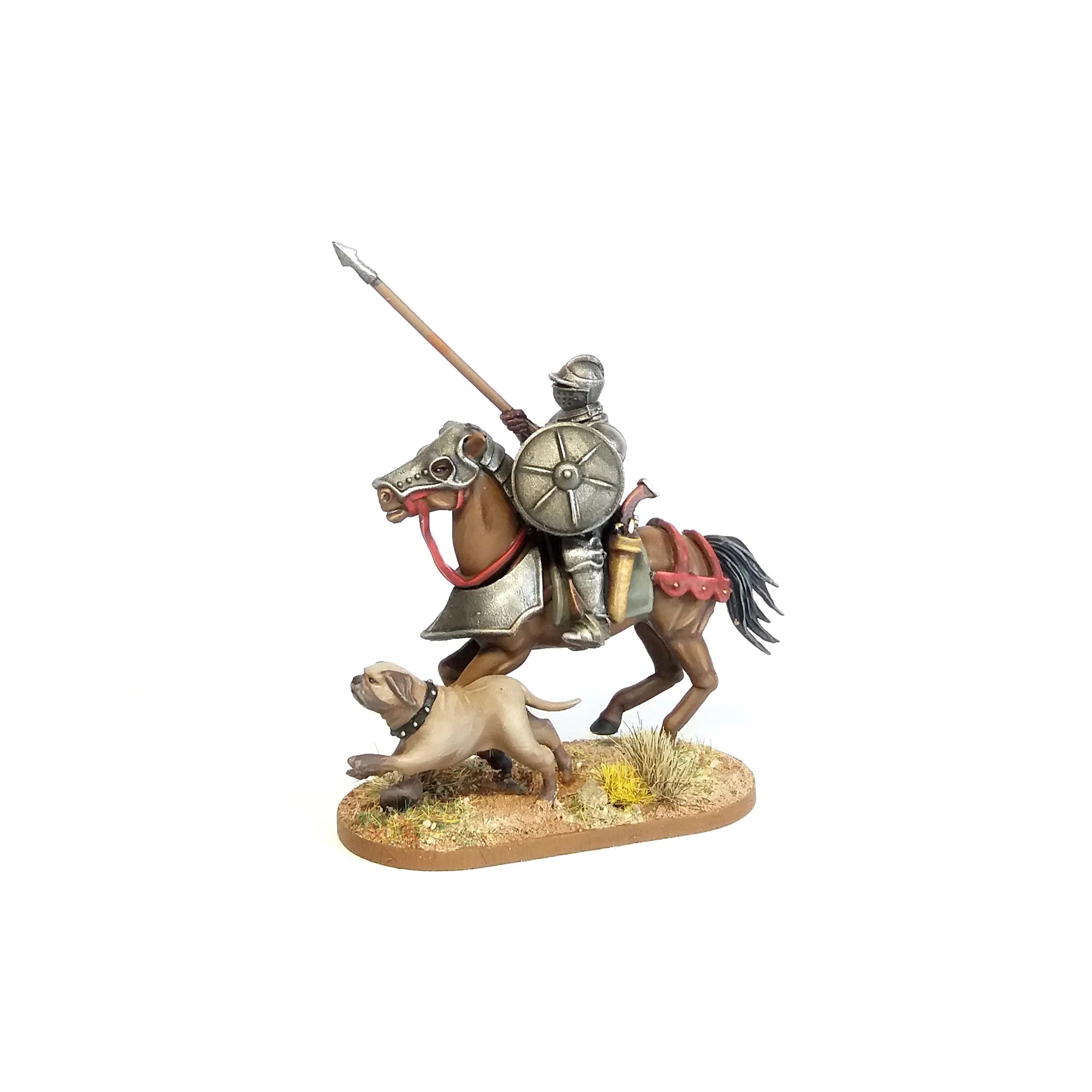 Renaissance Heavy Cavalry 28 mm Scale Model Plastic Figures