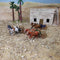 Bronze Age Chariots, 28 mm Scale Model Plastic Figures Example Diorama