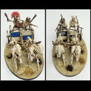 Skeleton Cavalry and Chariots, 28 mm Scale Model Plastic Figures Chariot Close Ups