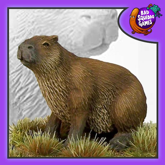 Charles - Giant Capybara 28 mm Scale Model Metal Figure