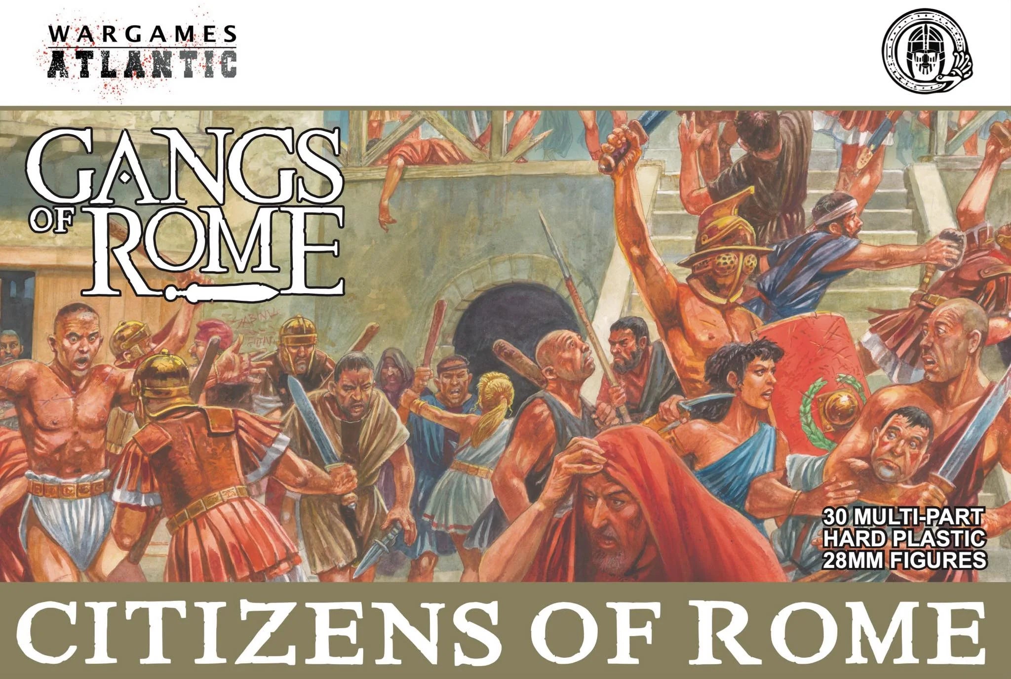 Citizens of Rome, 28 mm Scale Model Plastic Figures