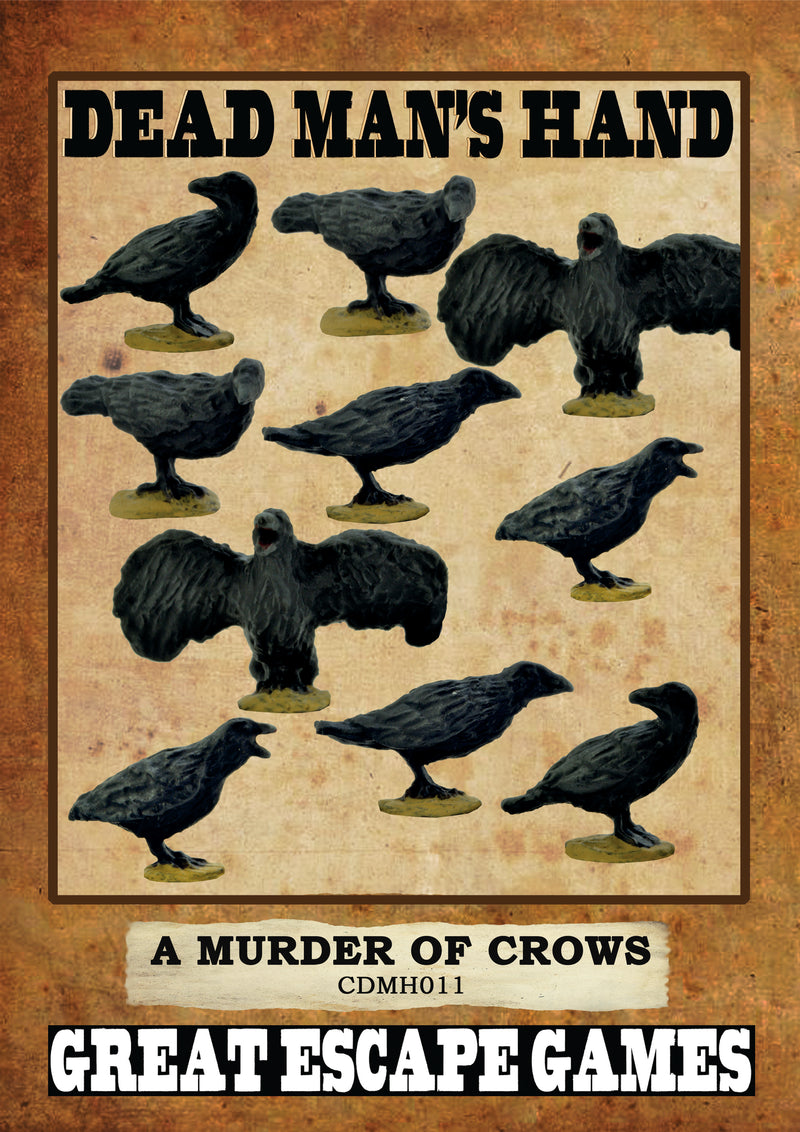 Dead Man’s Hand A Murder of Crows Set 28 mm Scale Metal Figures