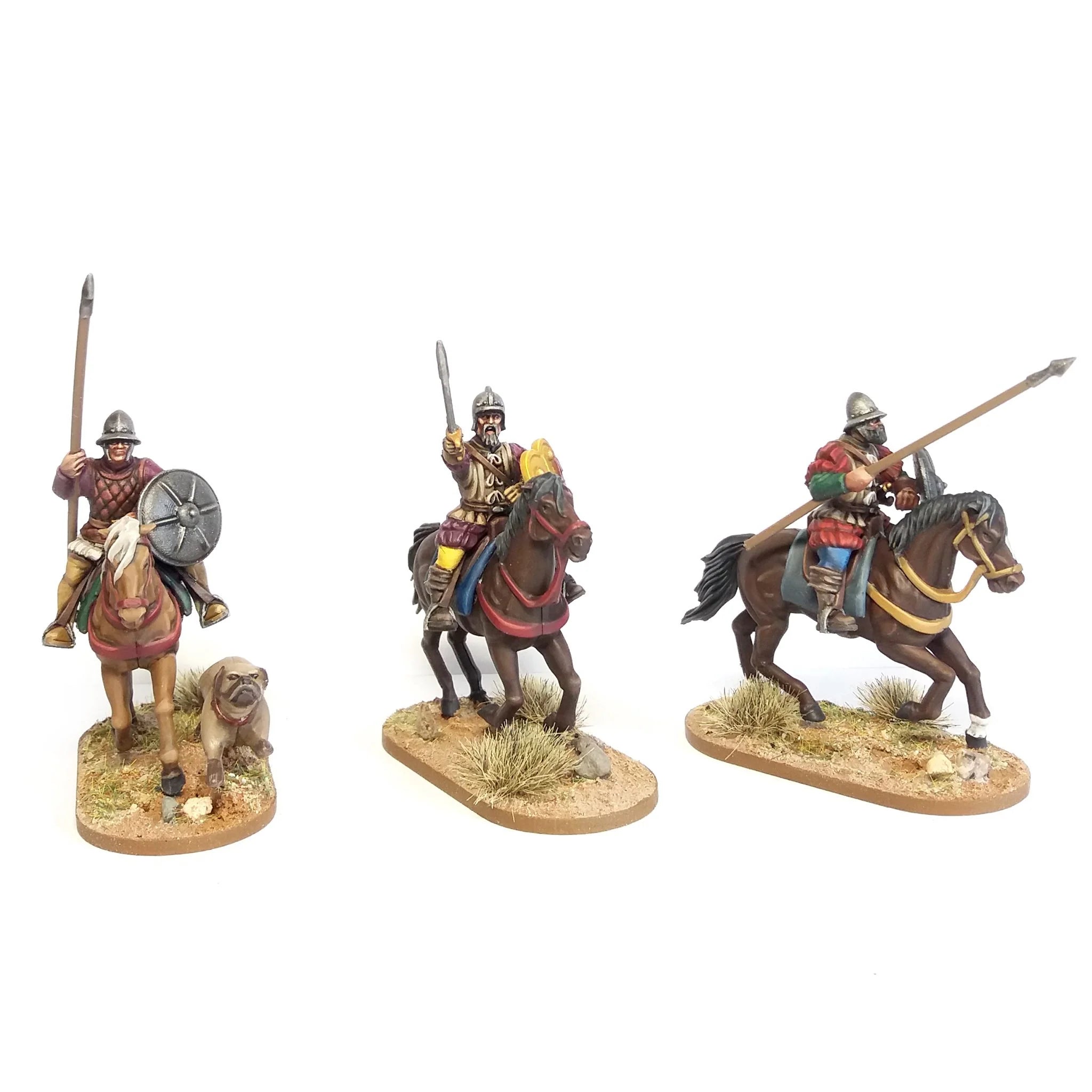  Painted 28mm Conquistador cavalry  Painted Example Spearman