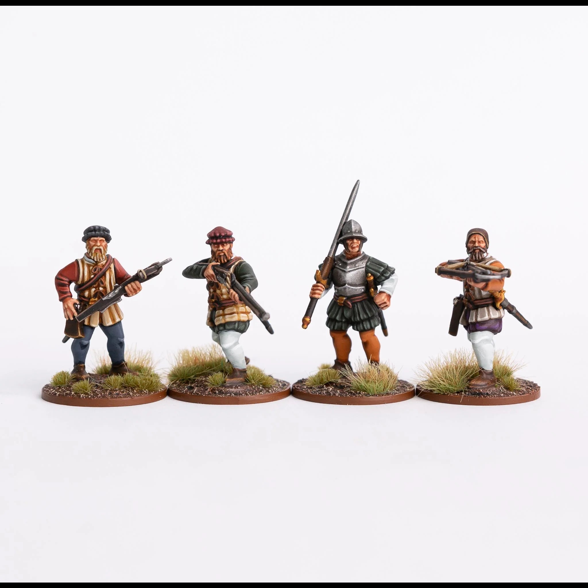 Conquistadors 28 mm Scale Model Plastic Figures Poses #3