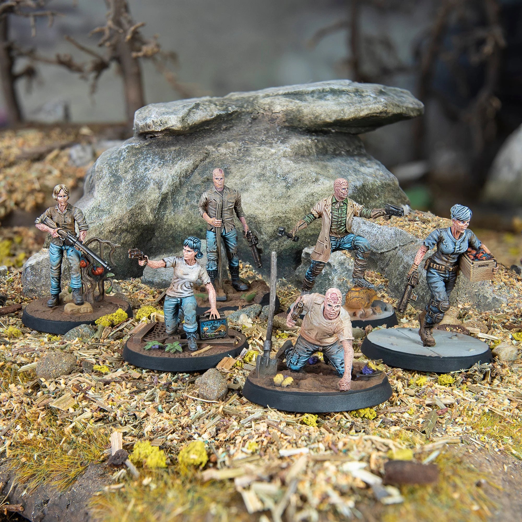 Fallout: Wasteland Warfare – Survivors: Ghoul Settlers Diorama