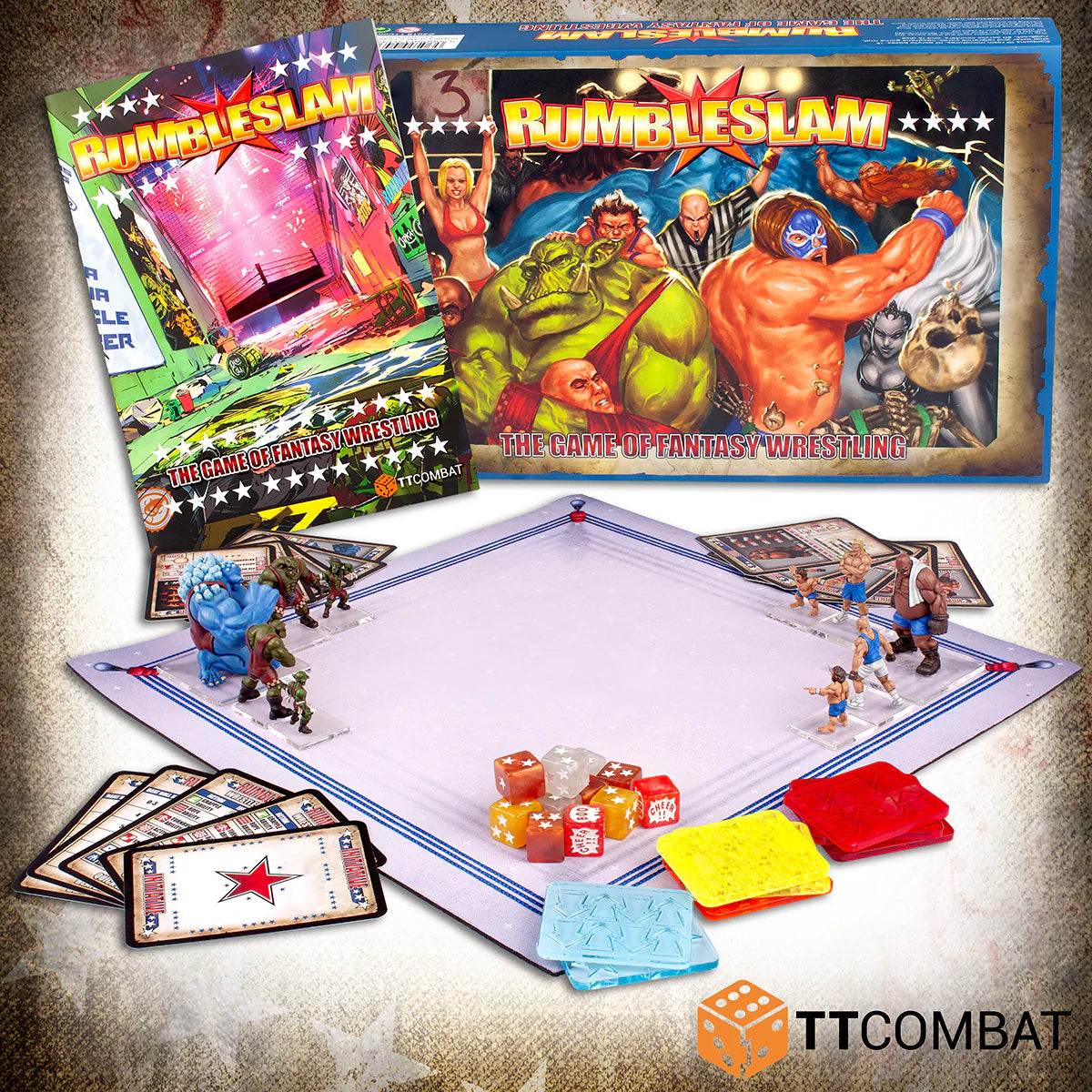 Rumbleslam 2 Player Starter Set Game Set Up