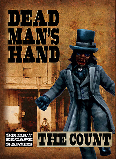 Dead Man’s Hand The Count 28 mm Scale Metal Figures Box Cover Art