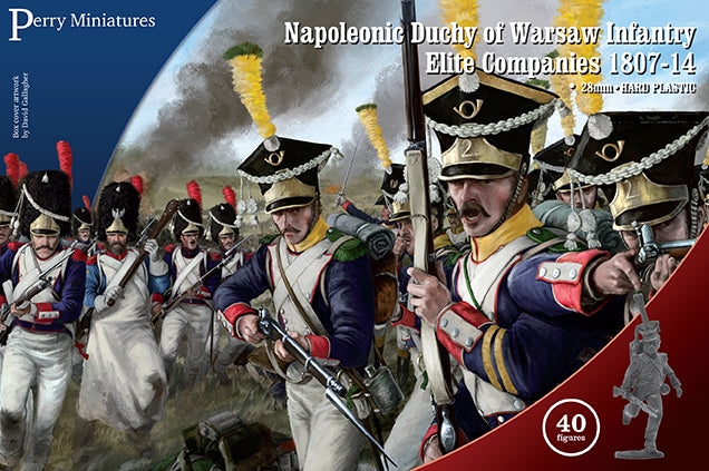 Napoleonic Duchy of Warsaw Infantry Elite Companies 1807 – 1814, 28 mm Scale Model Plastic Figures