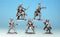 Frostgrave Cultists II, 28 mm Scale Model Plastic Figures Unpainted Figures