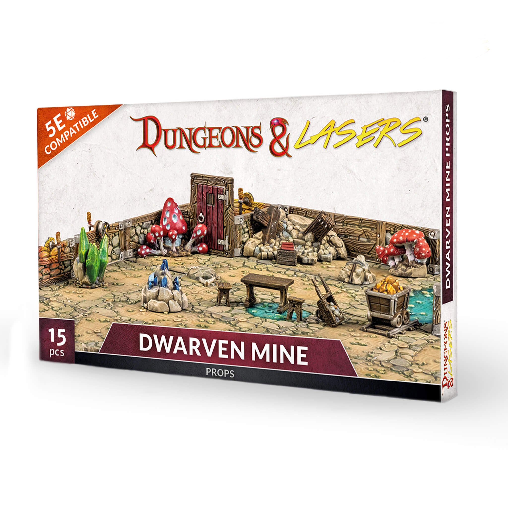 Dungeons & Lasers Dwarven Mine Props