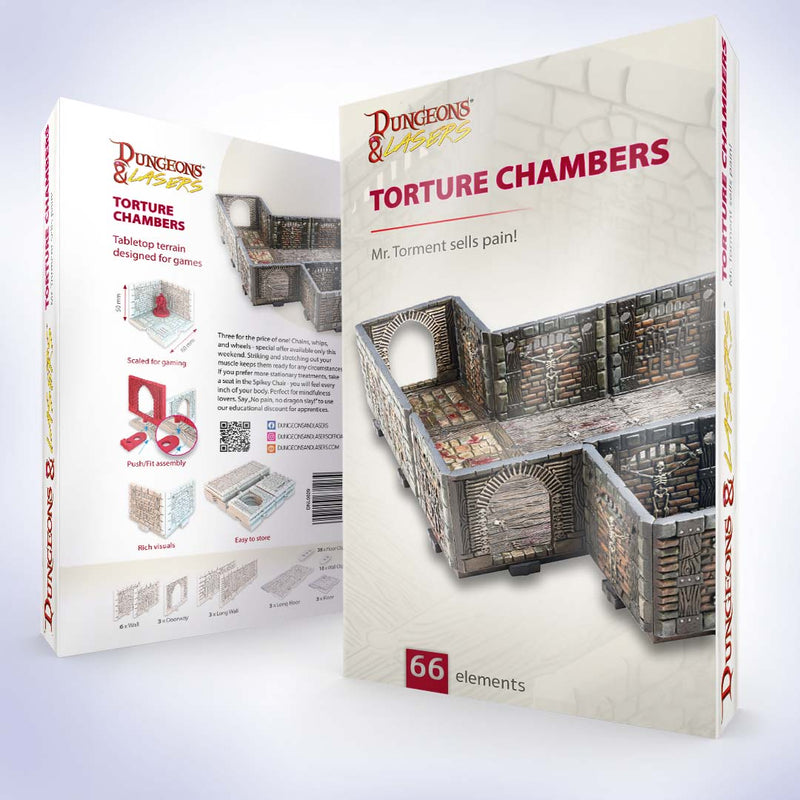 Dungeons & Lasers Torture Chambers Packaging