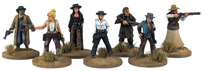 Dead Man’s Hand Daughters of the West 28 mm Scale Metal Figures Painted Examples