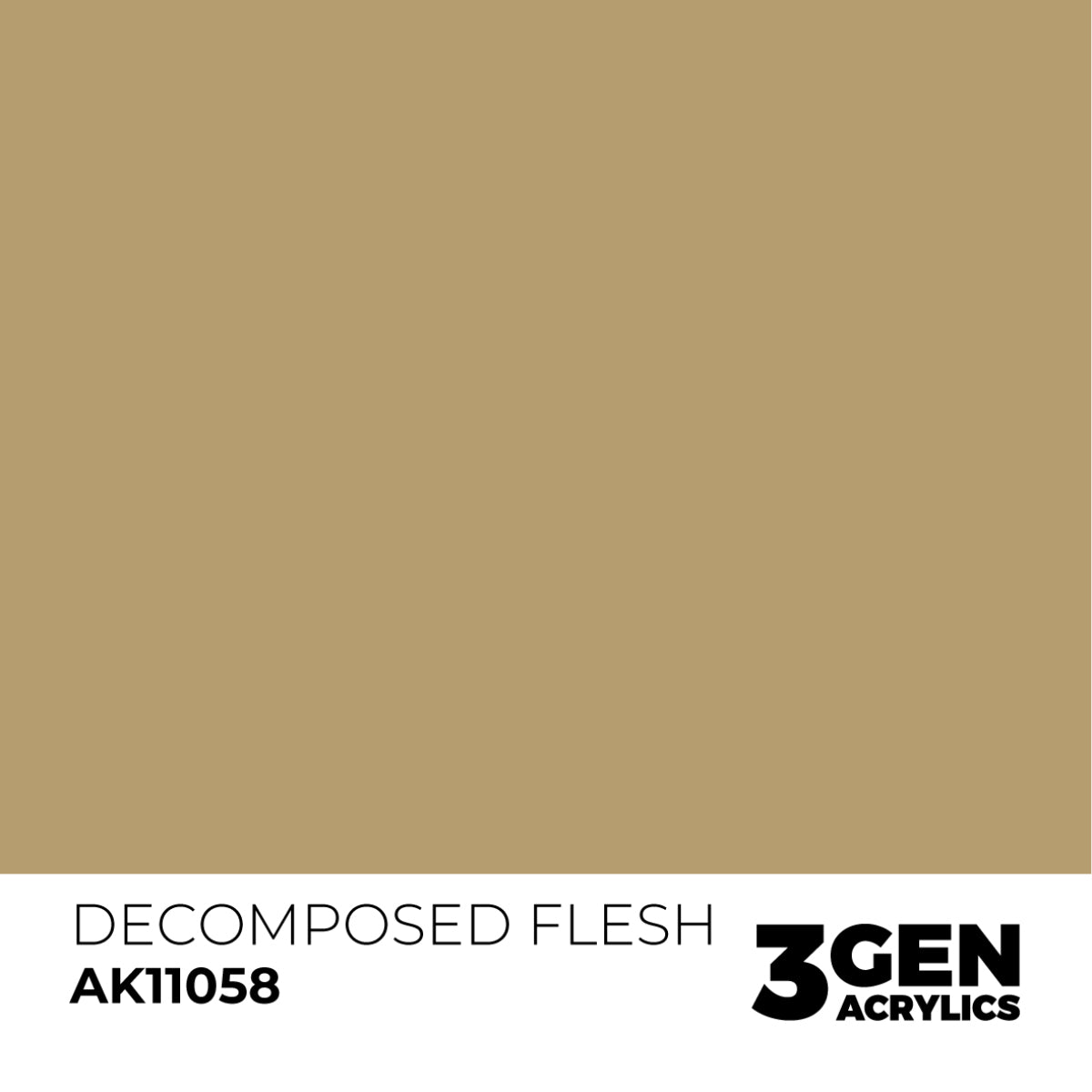 Leather And Buckles Acrylic Paint Set (Box of 6 Paints) Decomposed Flesh Color Sample