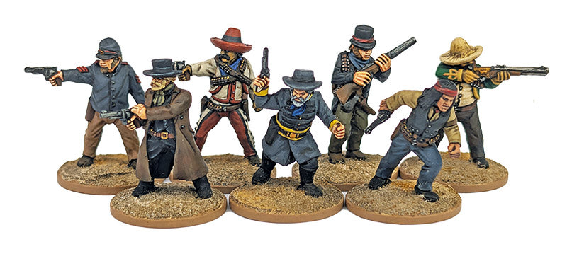 Dead Man’s Hand Desperados 28 mm Scale Metal Figures 