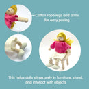 Plan Toys Doll Family Figure Details