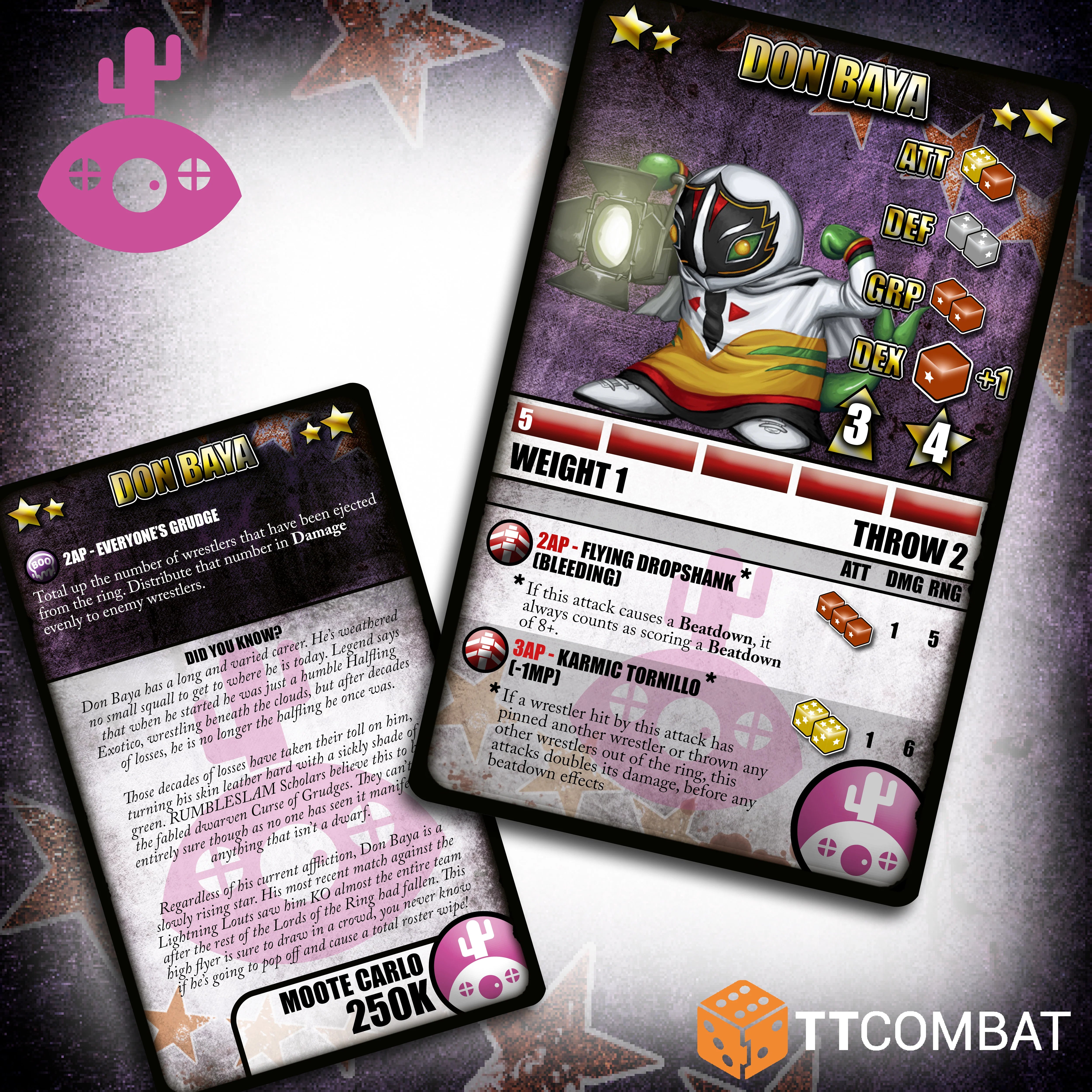 Rumbleslam Superstar Don Basya Character Card