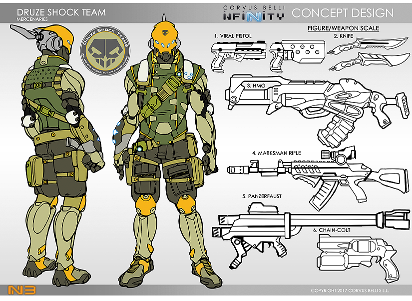 Corvus Belli Infinity NA2 Druze concept-design-2