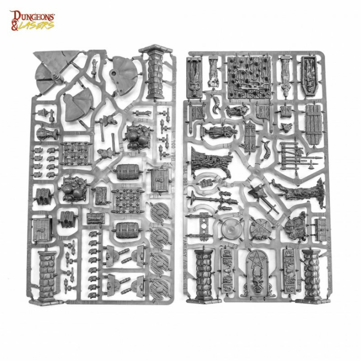 Dungeons & Lasers Fantasy Starter Set Accessories Sprue