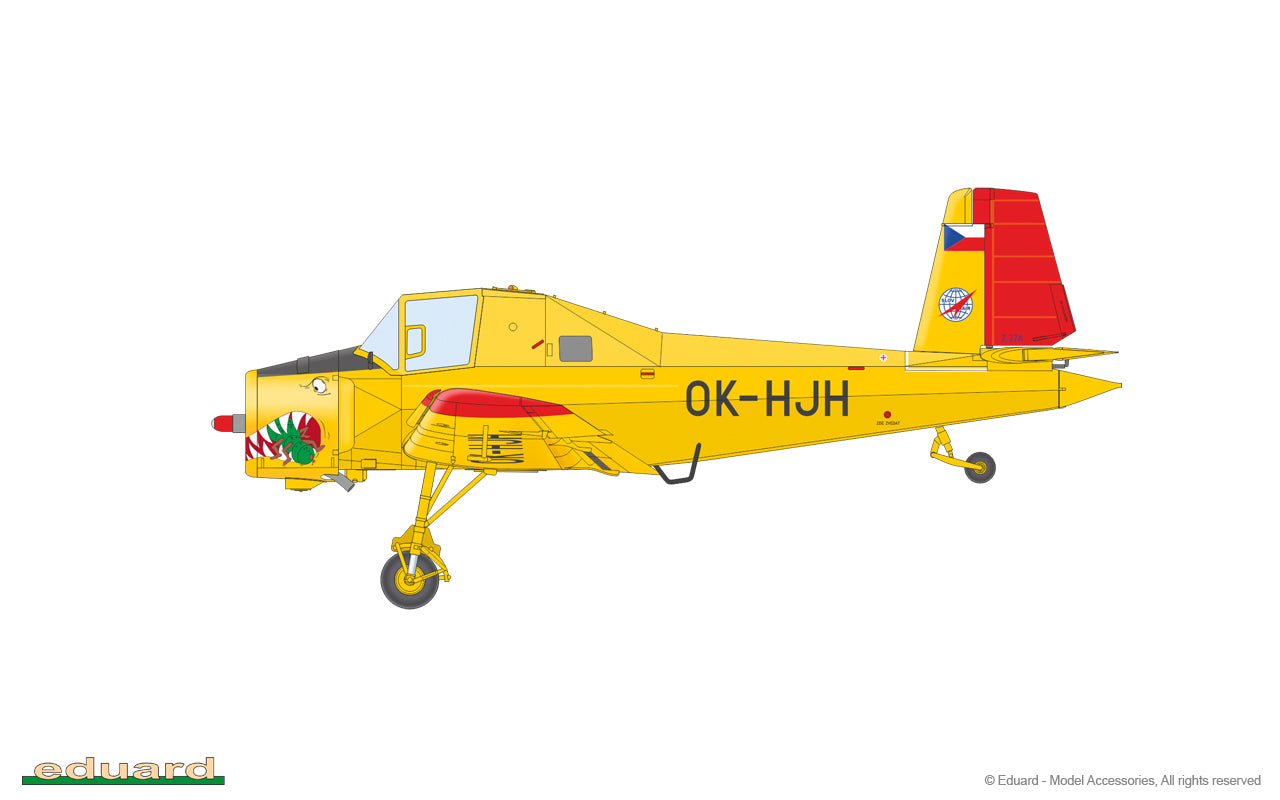 Eduard Z-37A Čmelák (Weekend Edition) 1:72 Scale Plastic Model Kit Illsutration Variant 2
